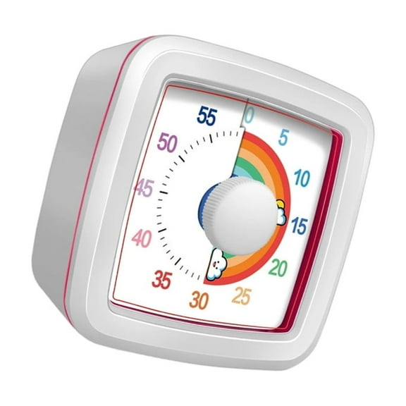 Visual Time Management Tool Rainbows Mechanical Timers Kids Homework Study Aid