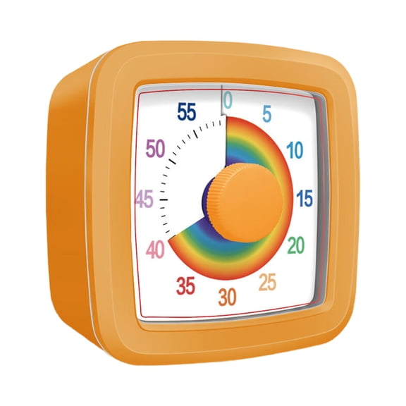 Visual Timer Children Selves-disciplines Tool Countdown 60-Minutes Timer Simple Twist Function For Easy Time Setting