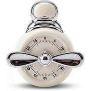 Visual Timer, Cute Magnetic Mechanical Loud Alarm with No Battery, 60 Minute Wind Up Timer No Batteries Needed with Loud Alarm for Study, Classroom, Baking, Yoga, Pomodoro