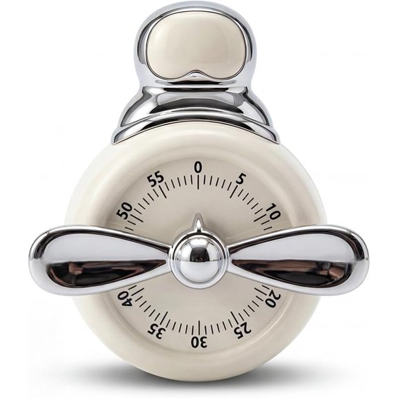 Visual Timer, Cute Magnetic Mechanical Loud Alarm with No Battery, 60 Minute Wind Up Timer No Batteries Needed with Loud Alarm for Study, Classroom, Baking, Yoga, Pomodoro