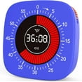 thumbnail image 1 of Visual Timer, Digital Timer for Kids, Rechargeable Timer with 4 Alarm Modes & 60-Minute Countdown, Silent Timers for Classroom, Kitchen Cooking, Homeschool Study, ADHD Tools for Kids Adults, 1 of 13