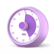 Visual Timer for Kids 60-Minute - Countdown Timer with Optional Alarm, Focus Tool for ADHD & Autism, Time Management for Homework, Chores, Office, Kitchen, Teaching & Study Routines