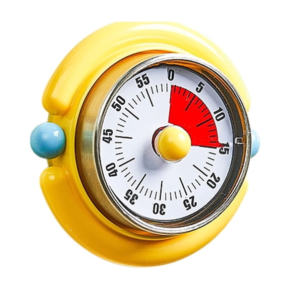 Visual Timer, Kitchen Cooking Timer Cute Magnetic Mechanical Kitchen Timer for Cooking, No Batteries Required, 60-Minute Countdown Clock for Study, Classroom, Baking, Yoga, Pomodoro