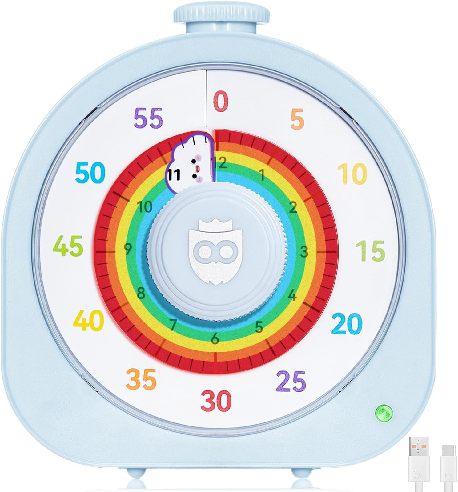 Visual Timer for , Rechargeable Timer for Classroom Office Kitchen with ...