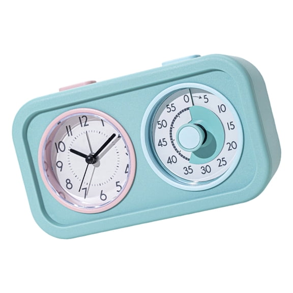 Visual Timer With Night Light Alarm Clock Double Screen Display Ideal For Cooking Baking Studying And Fitness