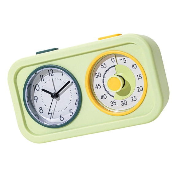 Visual Timer With Night Light Alarm Clock Double Screen Display Ideal For Cooking Baking Studying And Fitness