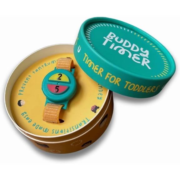 Visual Timer for Kids - 2 & 5 Minute Preset Timer for Easy Transitions & Taking Turns, Fosters Independence and Confidence for Toddler