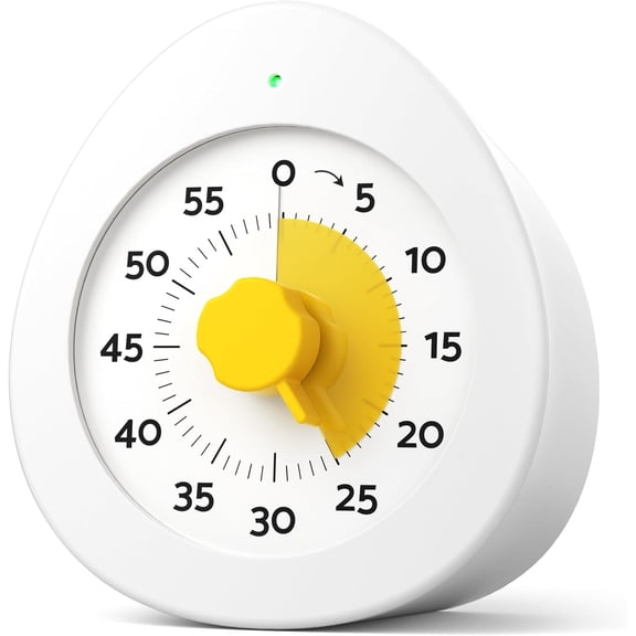 Visual Timer for Kids, 60-Minute Countdown s for Cooking, Kids Timer with Silent Operation & Countdown Pause for Teaching Classroom Office