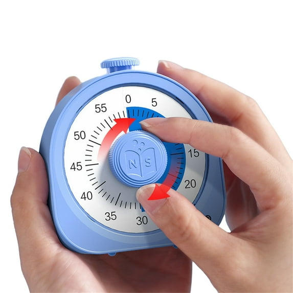 Visual Timer for Kids Clock 12H/60 Minutes Countdown Timer Study Tool Desk Offices Desk Ornaments Adjustable Stand