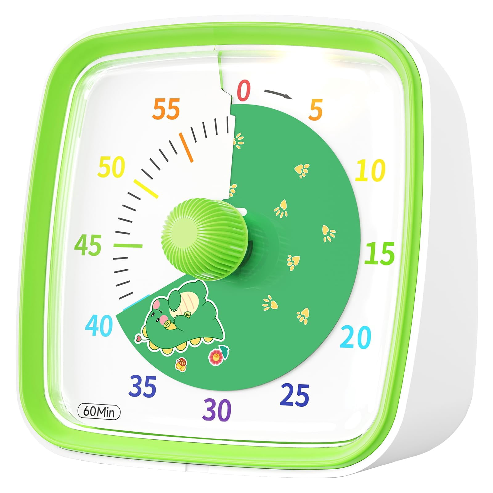 Auto Timer Visual Timer with Night Light, 60 Minute Countdown, Light Blue,A good ...