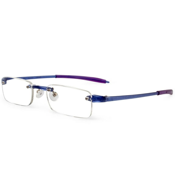 Visualites 1 Lavender 1.50 Power Lightweight Rimless Rectangle Reading Glasses For Men and Woman