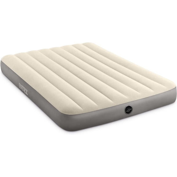 Visualz 64102E Dura-Beam Standard Single-High Air Mattress: Fiber-Tech – Full Size – 10in Bed Height – 600lb Weight Capacity – Pump Sold Separately