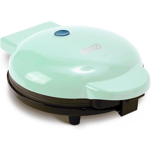 Visualz 8” Express Electric Round Griddle for for Pancakes, Cookies, Burgers, Quesadillas, Eggs & other on the go Breakfast, Lunch & Snacks - Aqua