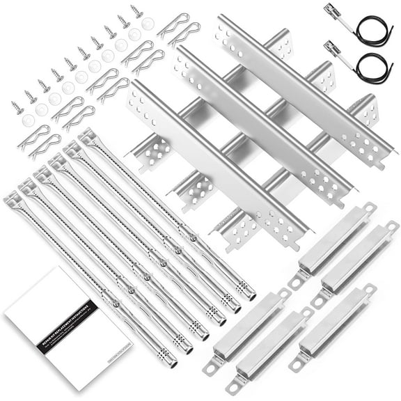Visualz Grill Replacements for Charbroil Performance 6 Burner 463276517 463244819 463274419 463274819 463238218 463276617 Gas Grill,5 Burner 463347519 463347518 Heat Plate Burner Crossover Tube