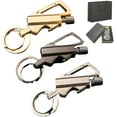 thumbnail image 1 of Visulong/Benighty Keychain, Visulong/Benighty Sleek Metal Keychain, Permanent Match Infinity Lighter, 3-in-1 Multifunctional Pendant (3Pcs-Mixed), 1 of 5