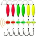 thumbnail image 1 of Visulong Catfish Fishing Set, Catfish Rig Making Kit, Take Down Rigs for Catfishes, Double Rattle Beads and Double Hook Rig, Circle Hooks Tackle, 1 of 7