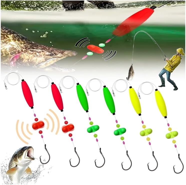 Visulong Catfish Fishing Set, Takedown Rigs Catfish Float Rigs Consists ...