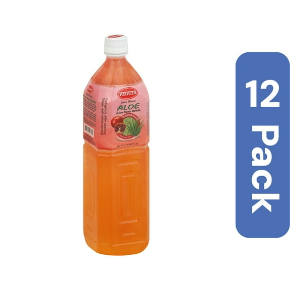 Visvita Aloe Vera Drink Pomegranate Flavor 1.5 L (Pack Of 12)