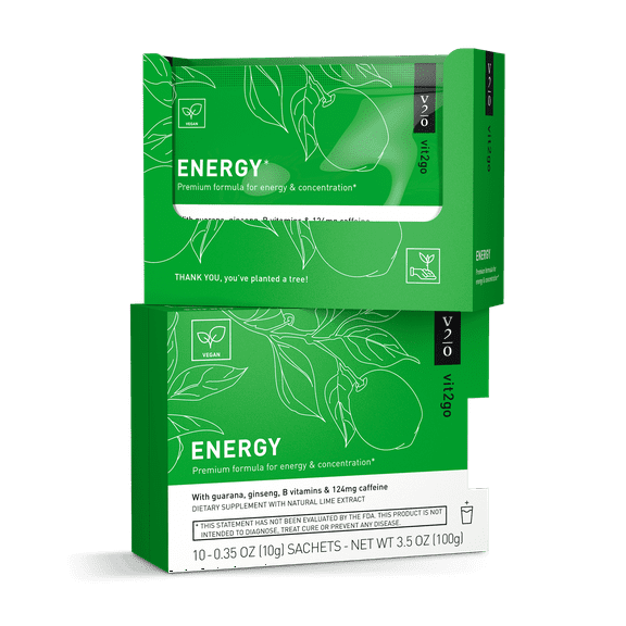 Vit2go ENERGY Boost powder drink 10-pack (10 x 10g)