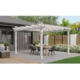 thumbnail image 1 of Vita 144 in L x 144 in W x 106 in H Vinyl Regency Pergola, White, VA42055, 1 of 11