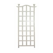 Vita 30" L x 79" H London Vinyl Trellis, White