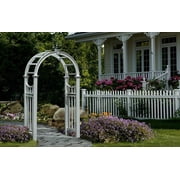 Vita 49" L x 24" W x 91.6" H Vienna Classic Vinyl Arbor, White, VA68144