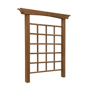 Vita Heartwood Cedar Wooden Garden Trellis, Tall, Golden Brown, 61"L x 82"H