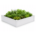 thumbnail image 1 of Vita Classic 4 ft x 4 ft x 11 in White Vinyl Raised Garden Bed, 1 of 17