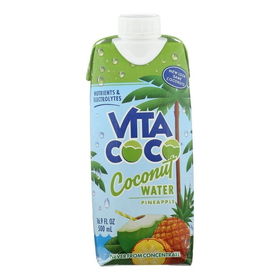 Vita Coco Coconut Water - Pineapple - Case of 12 - 500 ml