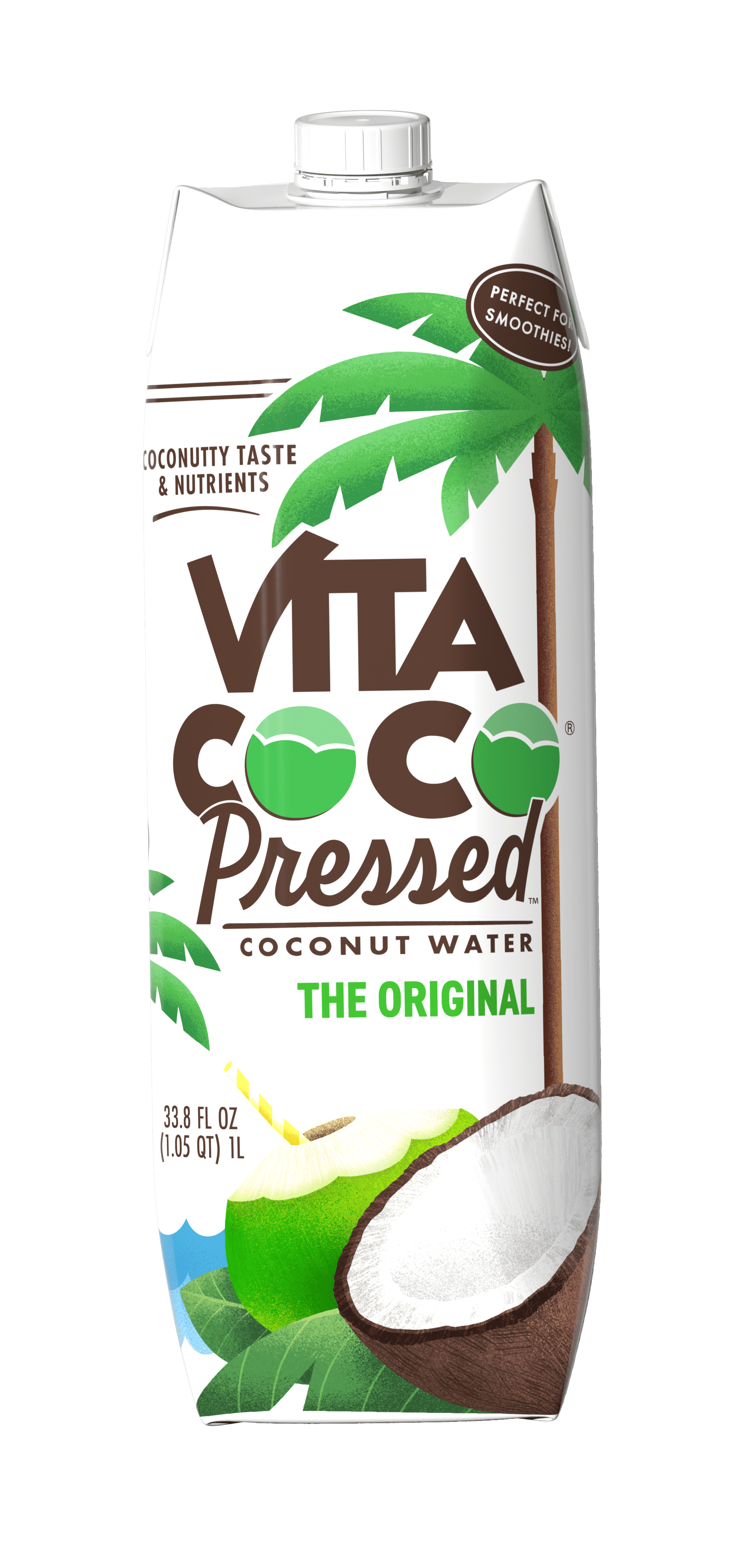 Vita Coco Pressed Coconut Water Nutrients Electrolytes Rich Original Fl Oz Tetra