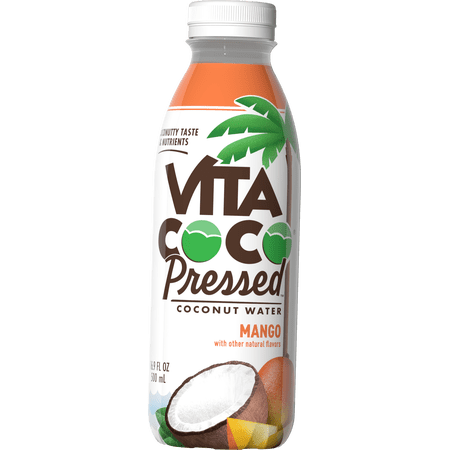 Vita Coco Pressed Coconut Water, Pressed Coconut Mango, 16.9 fl oz PET
