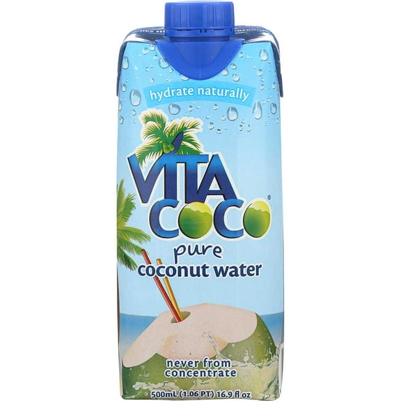 Vita Coco Pure Coconut Water, 500 Milliliter -- 12 per case.
