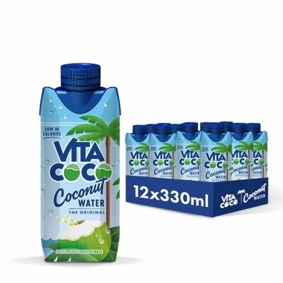 Vita Coco The Original Coconut Water Multipack 12 x 330ml, British Import (Pack of 2)