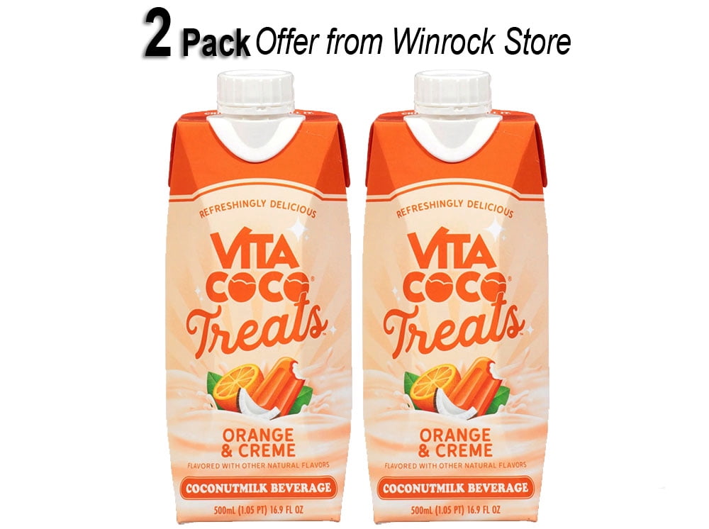 Vita Coco Treats Orange & Crème Coconut Milk Drink - 16.9 fl oz (2 Pack
