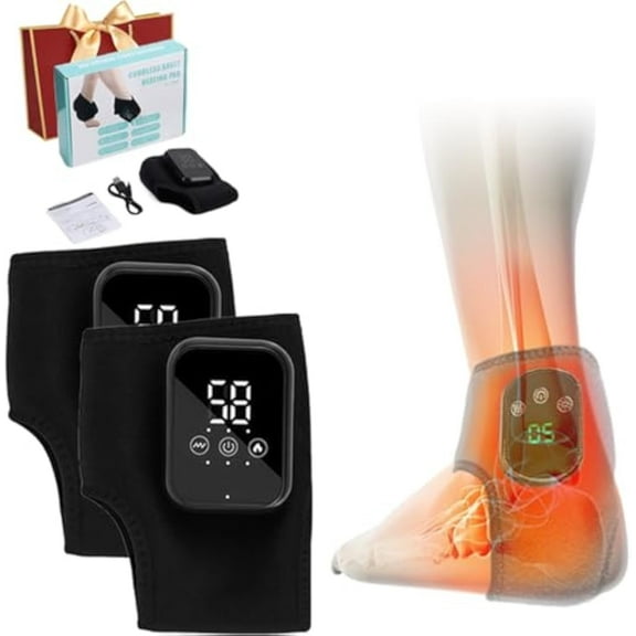 Vita Feet Relief Massager, Soothe Foot Pain, Boost Circulation, Restore Sensation, Anytime Instant Foot Pain Relief for Neuropathy, Foot Renew Triple Method Massager for Home/Office/Travel (Ankle*2)