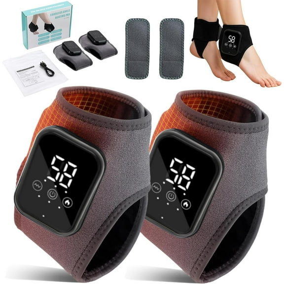 Vita Feet Relieve, 2026 Vita Feet Relief Massager - 3-in-1 Kneading, Compression & Heat, Foot Renew Triple Method Massager for Pain Relief, Foots Relaxation, Tendinitis & Plantar Fasciitis (Grey * 2)