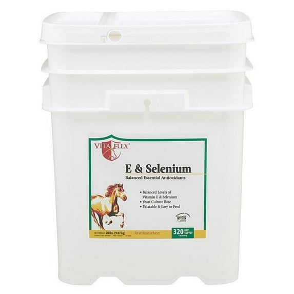 Vita Flex E and Selenium Supplement for Horses 20lbs. 320 Day Supply