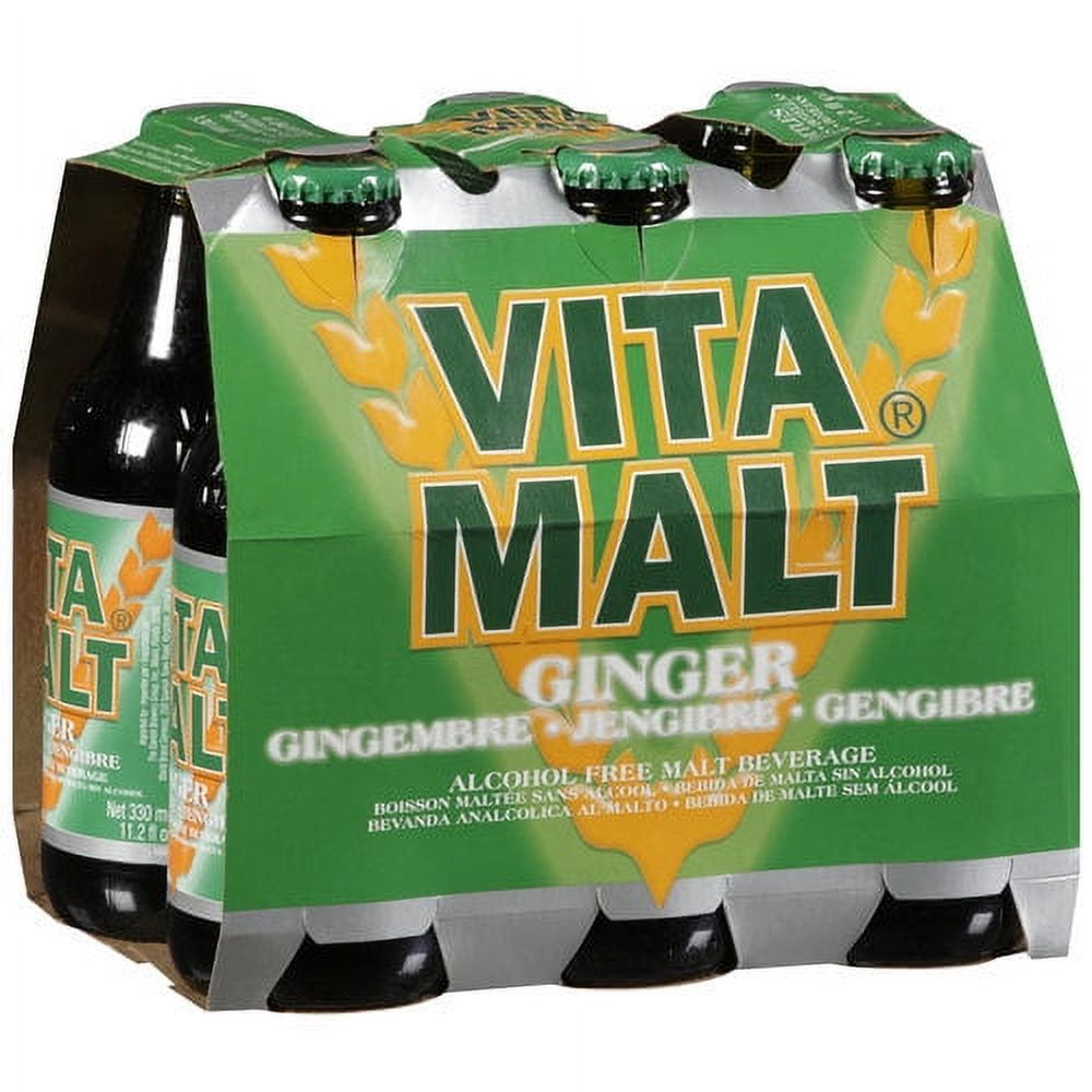 Vita Malt Alcohol Free Ginger Malt Beverage, 11.2, 6 pk