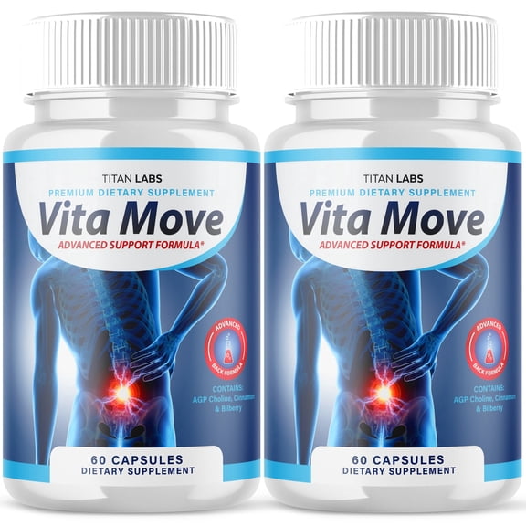 Vita Move Advanced Joints Support Supplement VitaMove 120 Capsules
