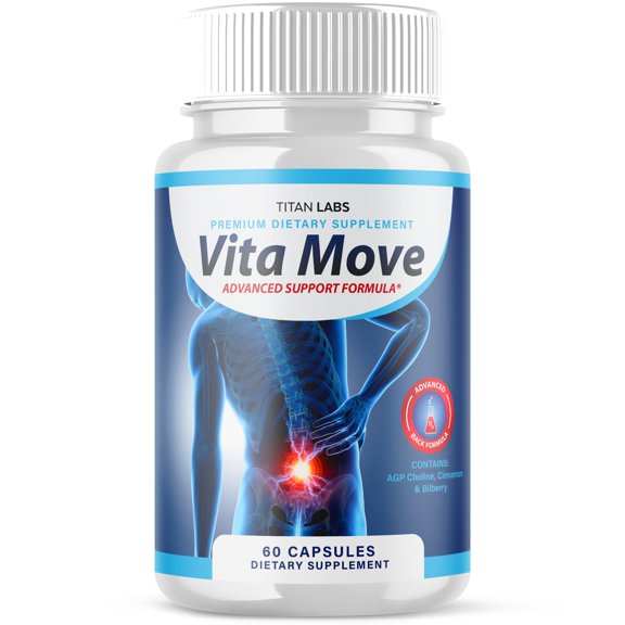 Vita Move Advanced Joints Support Supplement VitaMove 60 Capsules