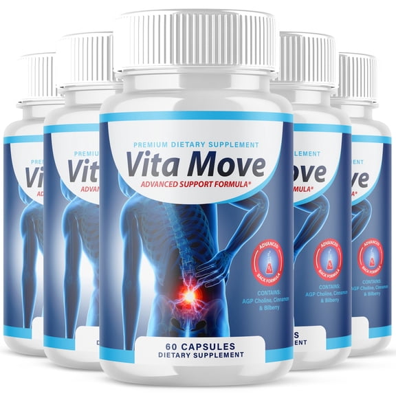 Vita Move Joint Support Pills Advanced Mobility Support Supplement VitaMove 300 Capsules