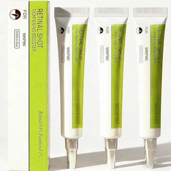 The Vita A Retinal Shot Tightening Booster | with Retinal 0.1%, Matryxyl 3%, Pore Minimizer, Wrinkles & Fine Lines, Firmer Skin, 15ml Makeup Organizers(3pc)