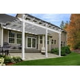 thumbnail image 1 of Vita Valencia 12 ft x 16 ft White Vinyl Attached Pergola, VA42086, 1 of 7