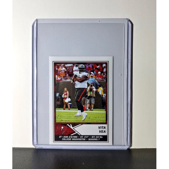 Vita Vea 2024 Panini NFL Sticker #480 Tampa Bay Buccaneers