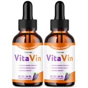 Vita Vin Drops Maximum Strength Support Liquid Supplement VitaVin 60 Servings