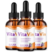 Vita Vin Drops Maximum Strength Support Liquid Supplement VitaVin 90 Servings