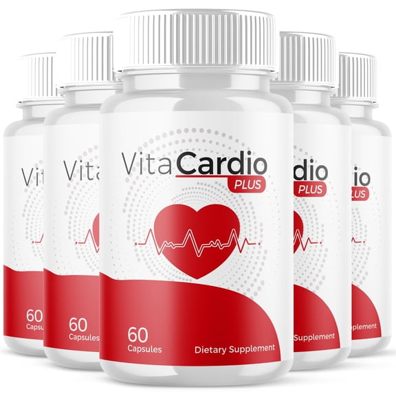 VitaCardio Plus Blood Support Pills Advanced Formula Vitamin Supplement Vita Cardio Plus 300 Capsules