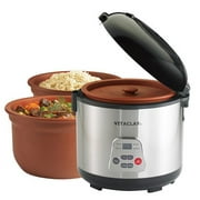 VitaClay Rice N' Slow Cooker 6cup - rated 4.6 stars from 66 reviews