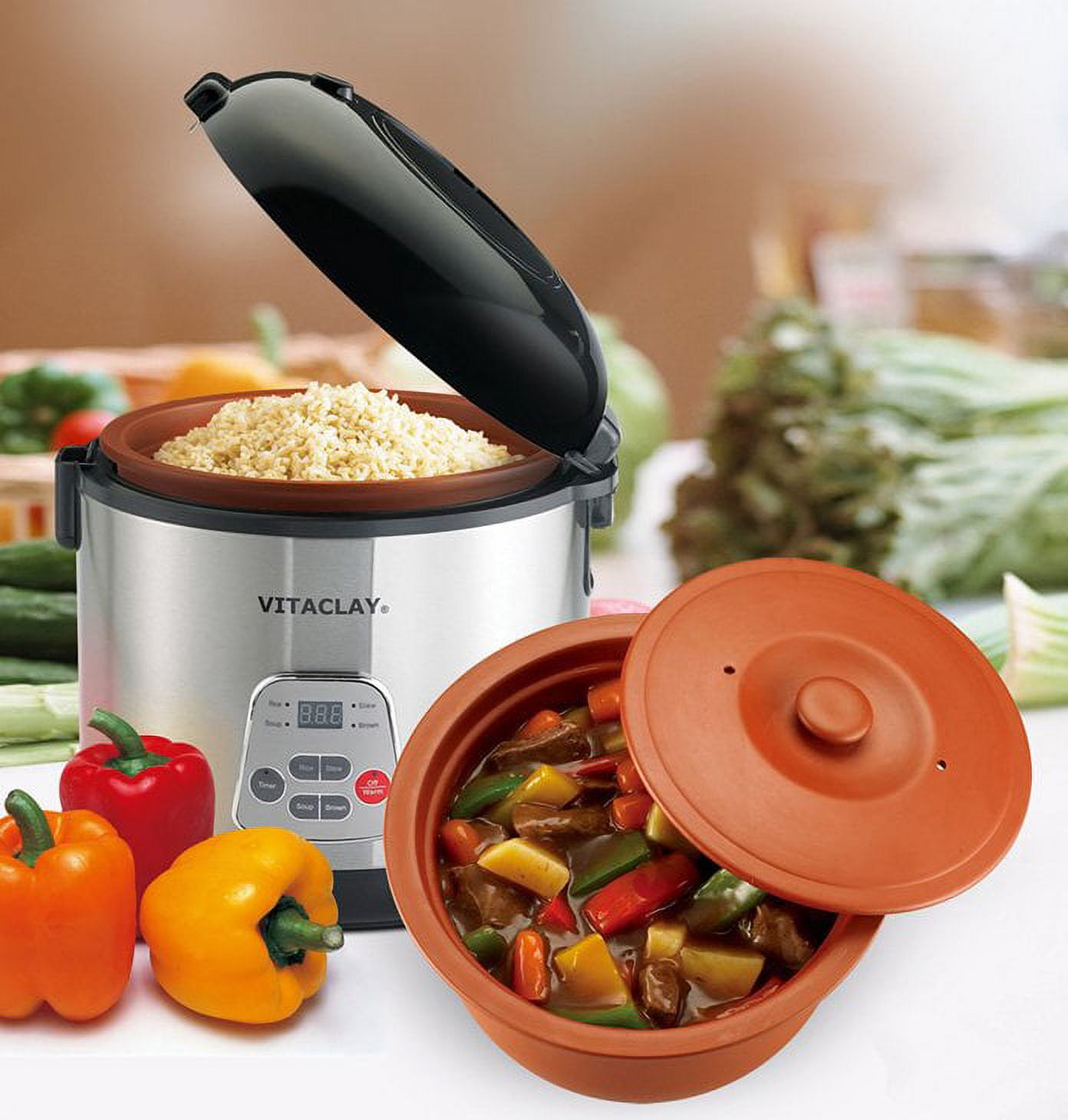 Earthen ceramic inner pot rice cooker intelligent household multi