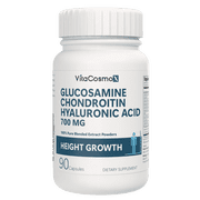 VitaCosmoX Height Enhancement Vitamins - Helps Grow Taller, Increases Bone Strength - 90 Capsules
